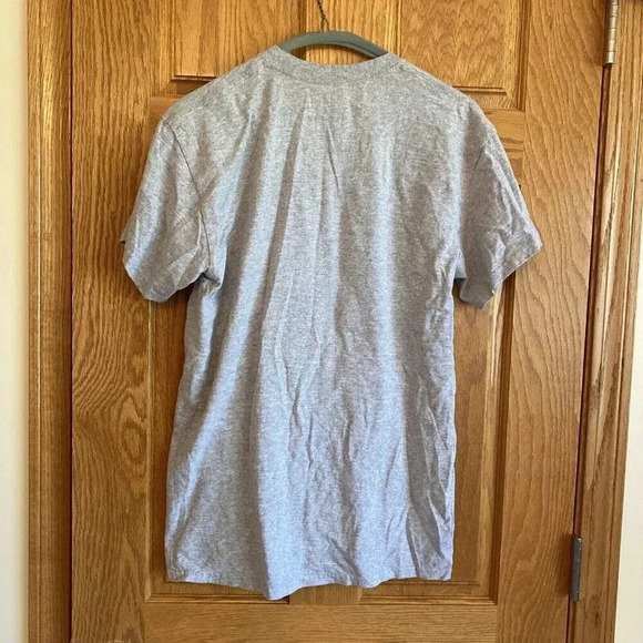 Holiday Meltdown T Shirt Men's Size M Christmas Snowman grey - Picture 4 of 4